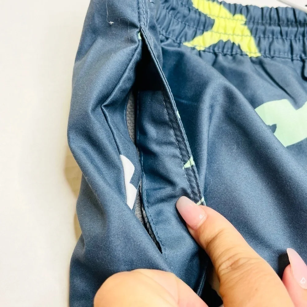 Gap Teen Boy’s Blue Bird Print Swim Trunks Size XXXL